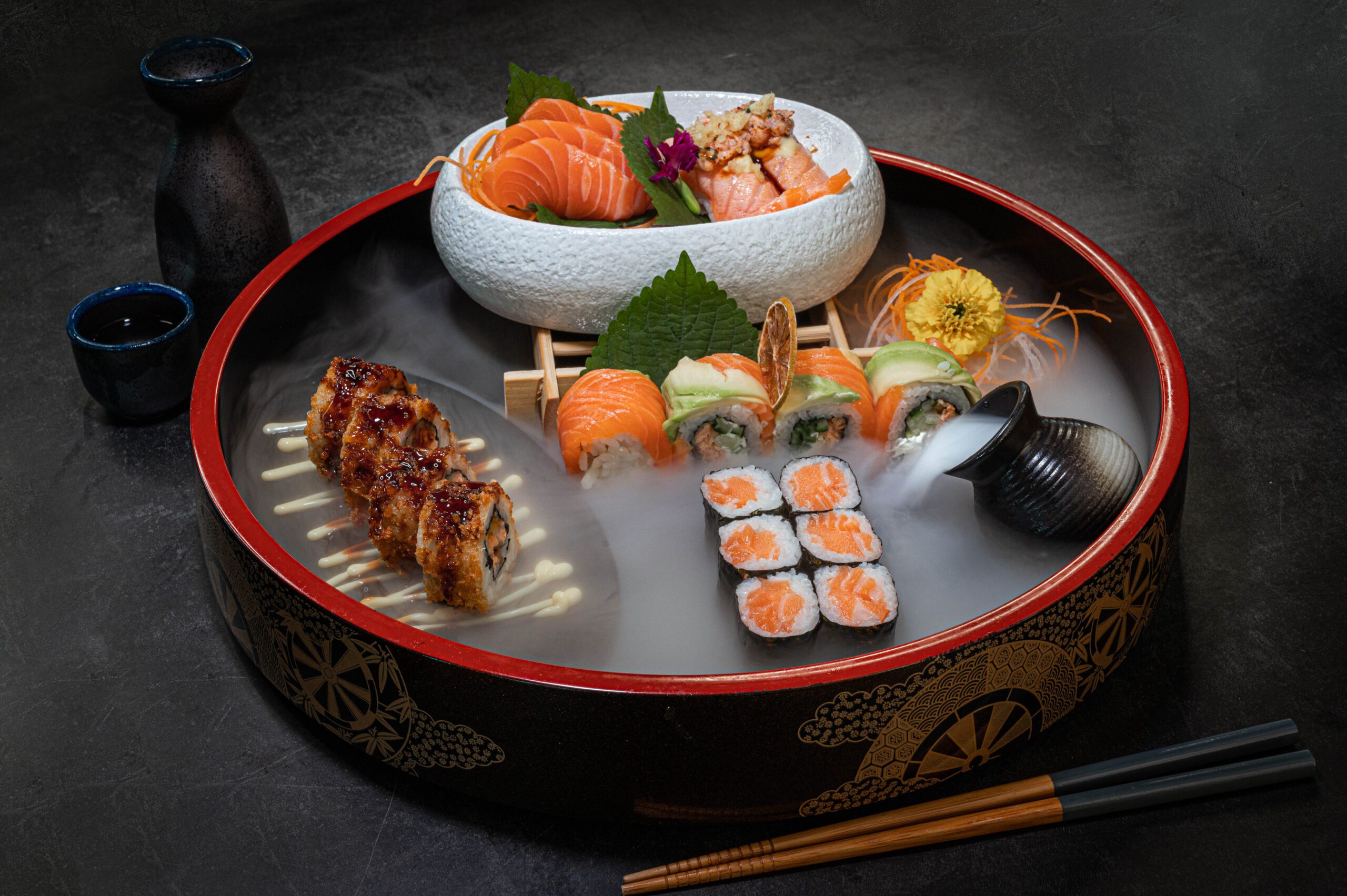 Professionelle Sushi-Meister